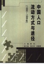 中国人口流动方式与途径  1990-1999