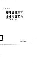 外向型企业经济法律实务系列专著  中外合资经营企业会计实务