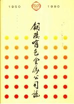 铜陵有色金属公司志  1950-1990