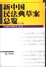 新中国民法典草案总览  下