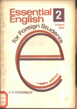 ESSENTIAL ENGLISH for Foreign Students BOOK ONE