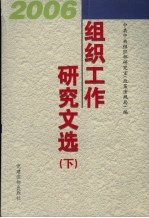 2006组织工作研究文选  下