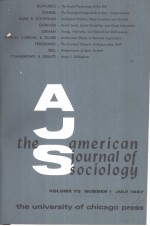 THEAMERICANJOURNALOFSOCIOL-OGY  VOL.73N1-6  1967-68