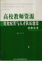 高校教师资源优化配置与人才队伍建设实务全书  第3卷