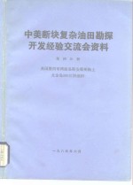 中美断块复杂油田勘探开发经验交流会资料  第4分册  美国墨西哥湾路易斯安那州海上尤金岛330区块油田