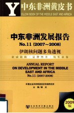 中东非洲发展报告  NO.11（2007～2008）  伊朗核问题多角透视