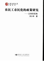 农民工市民化的政策研究  主体的视角