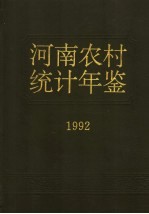 河南农村统计年鉴  1992