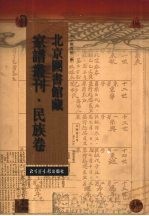 北京图书馆藏家谱丛刊   民族卷  14