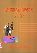 入境旅游者抽样调查资料  2003