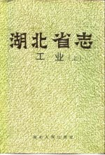 湖北省志  工业  上