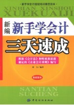 新编新手学会计三天速成  最新版本