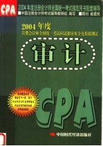 2004年度注册会计师全国统一考试应试指导及全真模拟测试  审计