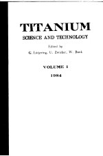 TITANIUM SCIENCE AND TECHNOLOGY  VOLUME1-4  1984