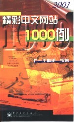 精彩中文网站1000例  2001版