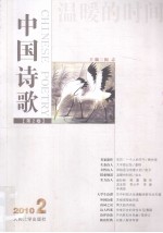 中国诗歌  第2卷  温暖的时间  2010.2