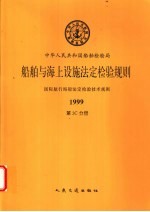 国际航行海船法定检验技术规则  1999  第3C分册