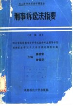 刑事诉讼法指要  新编本