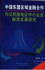 中国东盟区域金融合作与壮民族地区中小企业融资发展研究