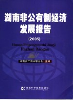 湖南非公有制经济发展报告  2005