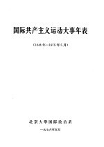 国际共产主义运动史参考资料