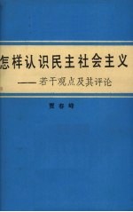 怎样认识民主社会主义  若干观点及其评论