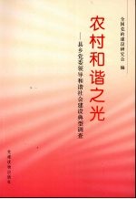 农村和谐之光  县乡党委领导和谐社会建设典型调查