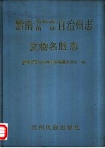 黔南布依族苗族自治州志  第3卷  文物名胜志