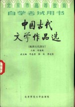 中国古代文学作品选  隋唐两代部分