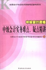 中级会计资格中级会计实务难点、疑点精讲