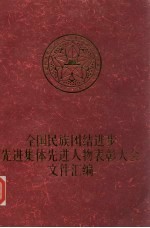 全国民族团结进步先进集体先进人物表彰大会文件汇编