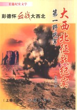 彭德怀血战大西北  第一野战军大西北征战纪实  上  长篇纪实文学