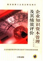 企业知识资本管理及其绩效评价  企业快速获取竞争优势及谋求可持续发展的新思路