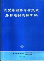 大型铸锻件专有技术  赴日培训总结汇编