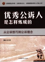 优秀公诉人是怎样炼成的  从公诉技巧到公诉理念