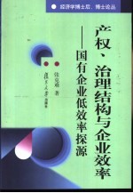 产权、治理结构与企业效率  国有企业低效率探源