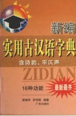 新编实用古汉语字典