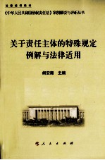 关于责任主体的特殊规定例解与法律适用