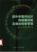 国外非营利组织的经营战略及相关财务管理