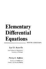 ELEMENTARY DIFFERENTIAL EQUATIONS