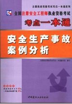 全国注册安全工程师执业资格考试考点一本通  安全生产事故案例分析