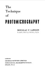 THE TECHNIQUE OF PHOTOMICROGRAPHY