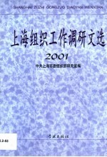 上海组织工作调研文选  2001