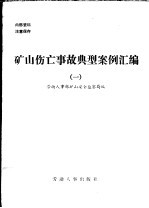 矿山伤亡事故典型案例汇编  1