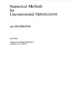 NUMERICAL METHODS FOR UNCONSTRAINED OPTIMIZATION AN INTRODUCTION