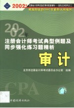 2002年注册会计师全国统一考试指定用书配套同步辅导典型例题及同步强化练习题精析  审计