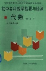 初中各科教学指要与检测  代数  第1册  下