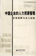 中国企业的人力资源管理  全球视野与本土经验