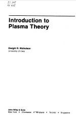 INTRODUCTION TO PLASMA THEORY