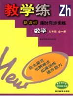 教学练  新课标课时同步训练  数学．九年级：全1册